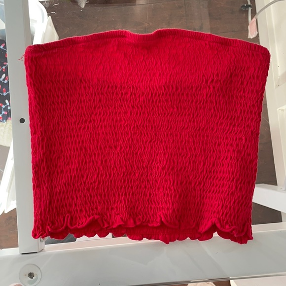 Ruched Tube Top - Picture 1 of 3